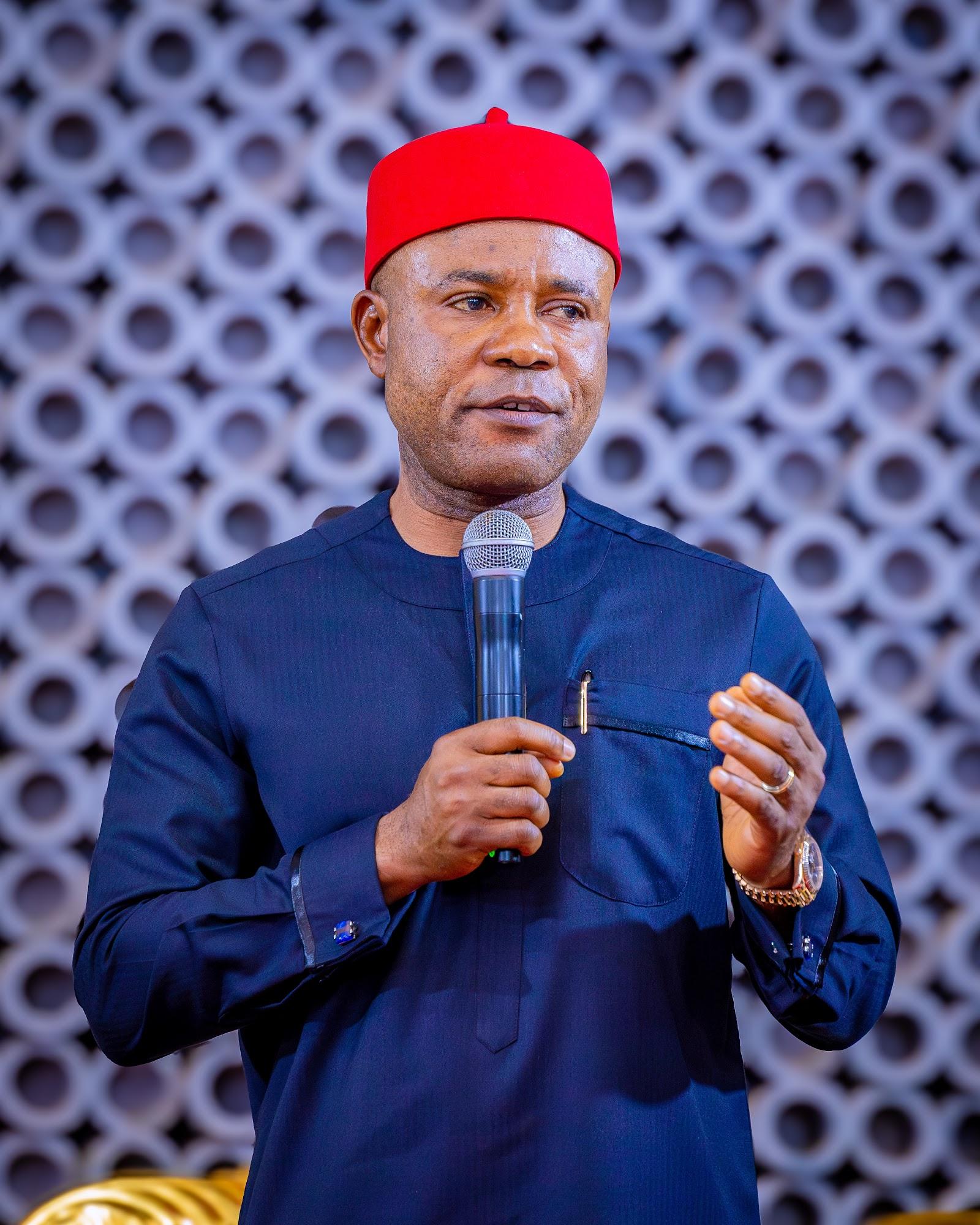 Enugu SME Center leadership addressing stakeholders