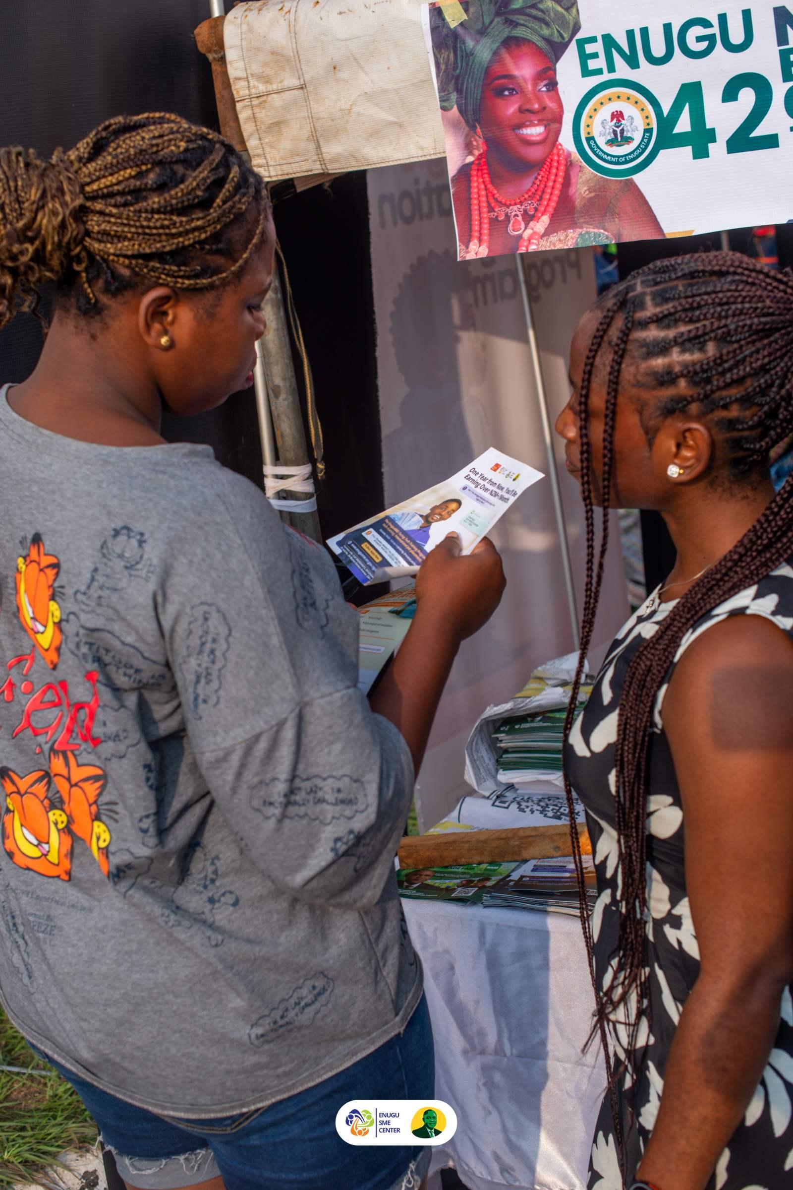 Women entrepreneurs at the Enugu 042 trade fair