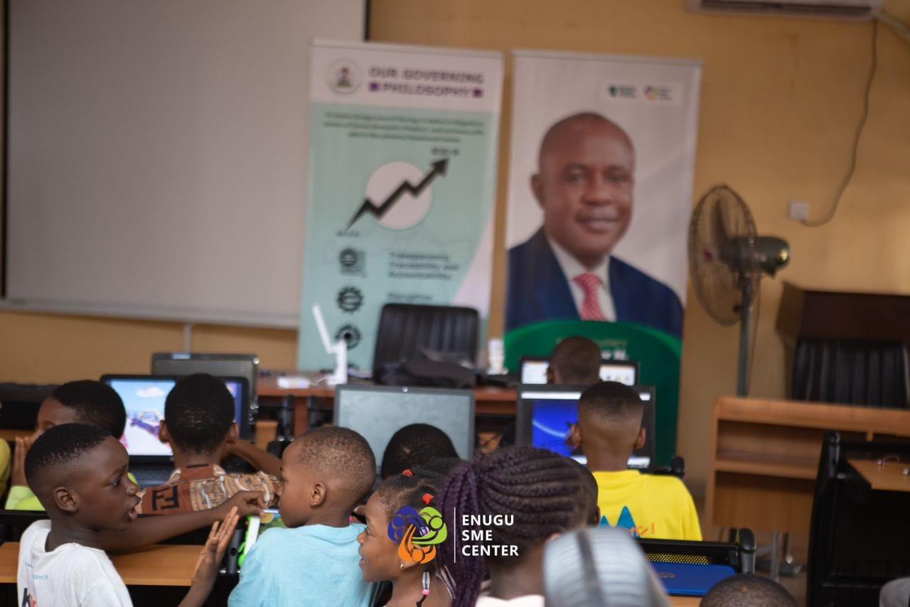 Trainees at the Enugu SME–AltSchool programme